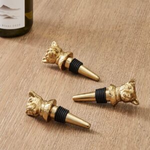 Get these stunning wine stopper as a hosting gift for your favorite host. 