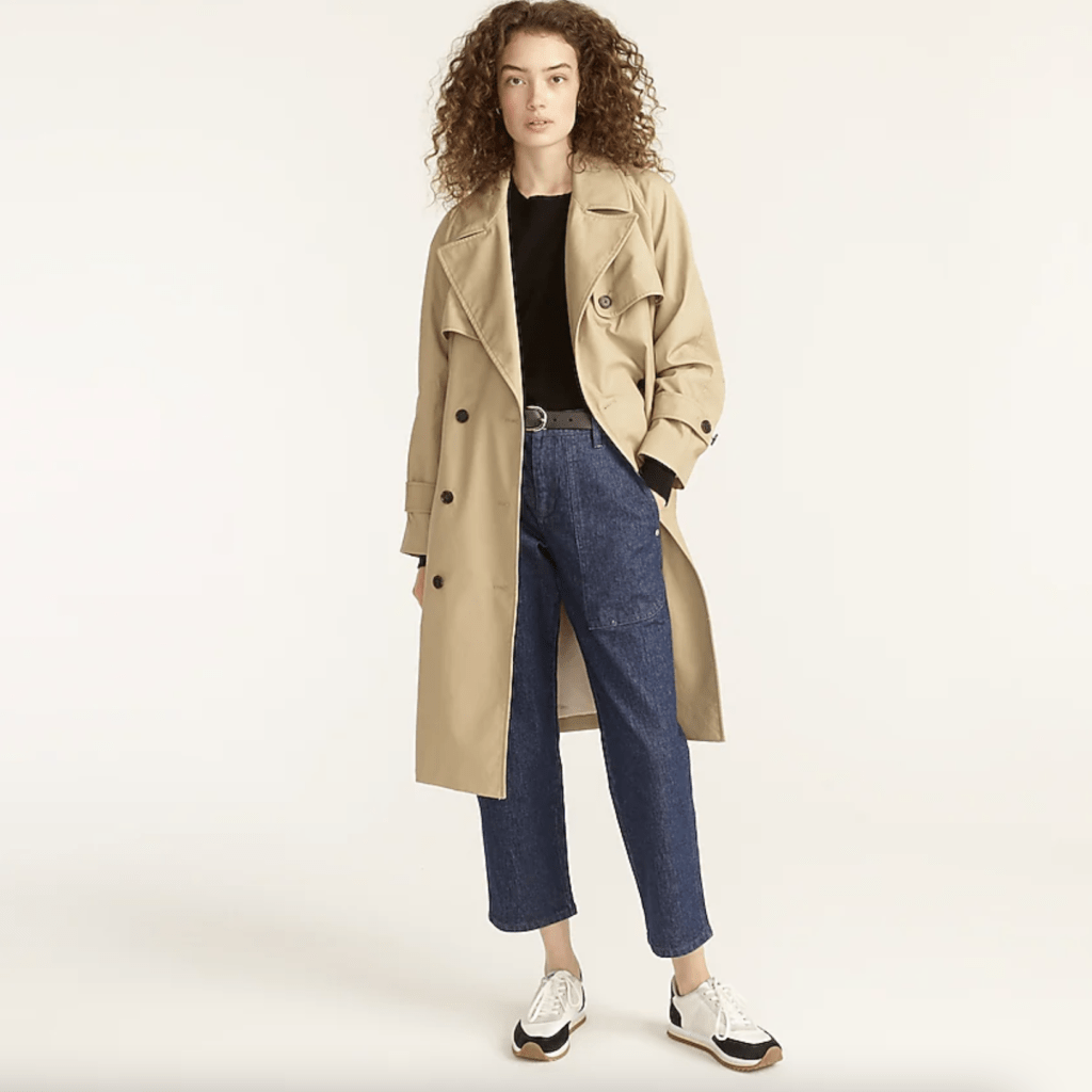 A trench coat is worth the investment at J.Crew.