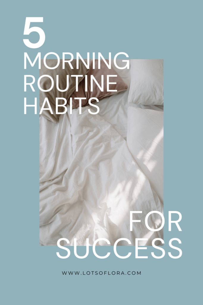 These five simple morning routine habits will help you have better mornings.