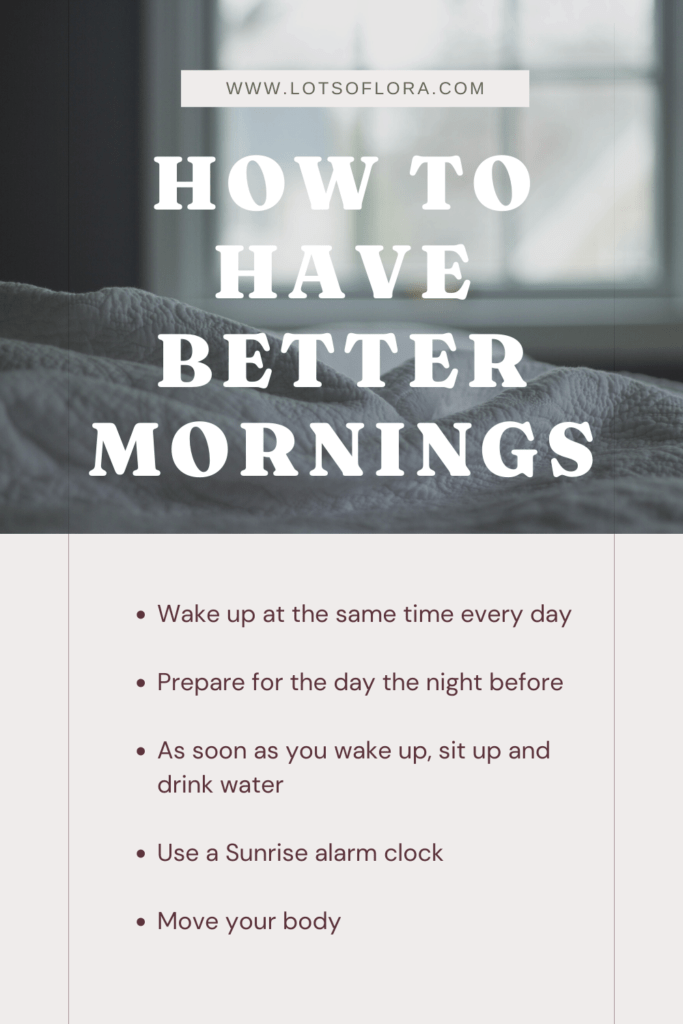 Follow these five steps for a great morning routine.