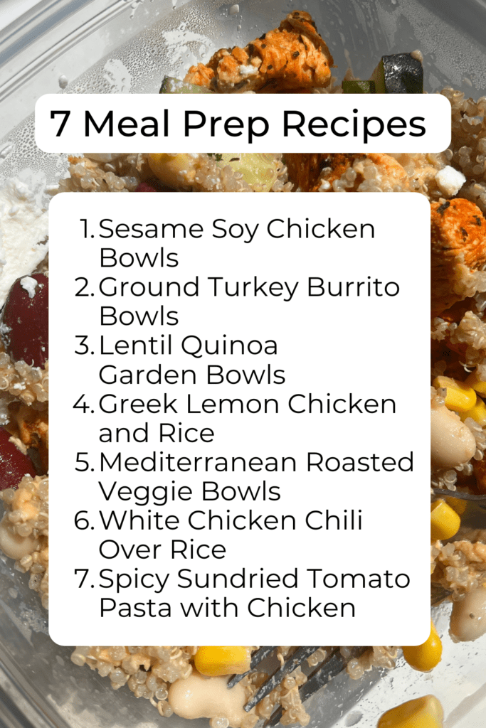 These seven meal prep lunch ideas are guaranteed to please. 