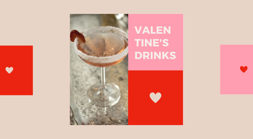 These three easy valentine's cocktail recipes are perfect for celebrating Valentine's Day.