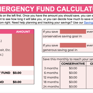 Emergency Fund Calculator